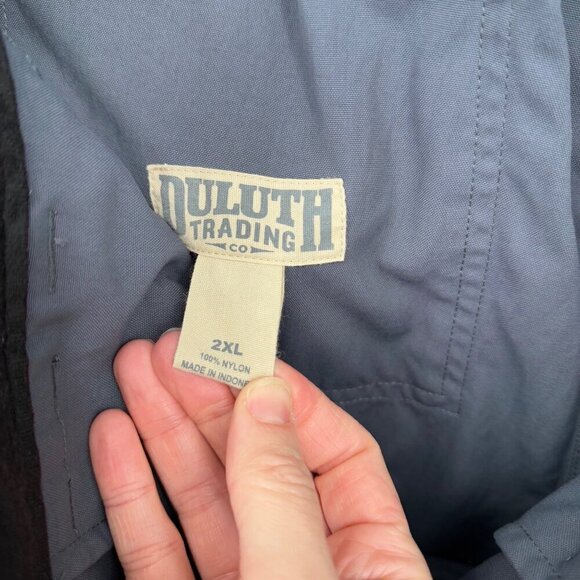 Duluth Mens Dry on the Fly 9" Shorts Size 2XL XXL Gray Blue Nylon Belted Outdoor - Picture 6 of 12